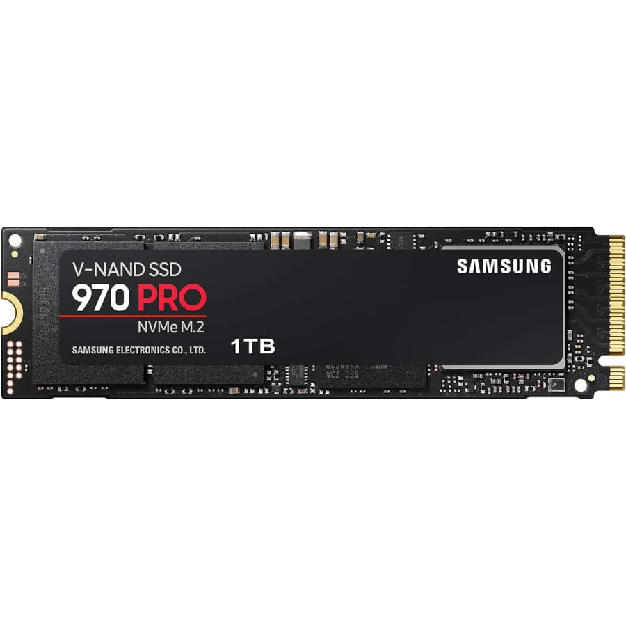 Samsung 970 Pro 1TB NVMe SSD: $300 Samsung 970 Pro 1TB NVMe SSD: $300