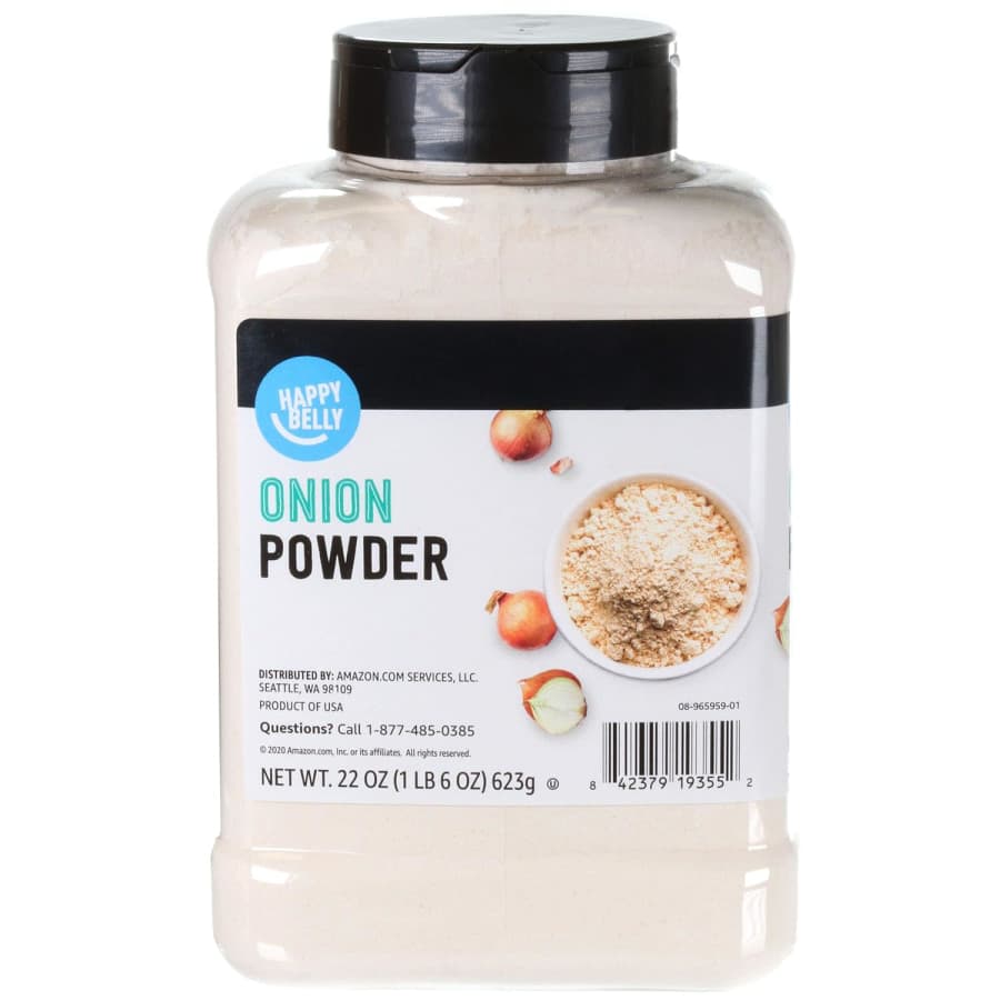 Happy Belly 22-oz. Onion Powder: $7.32 via Sub & Save Happy Belly 22-oz. Onion Powder: $7.32 via Sub & Save