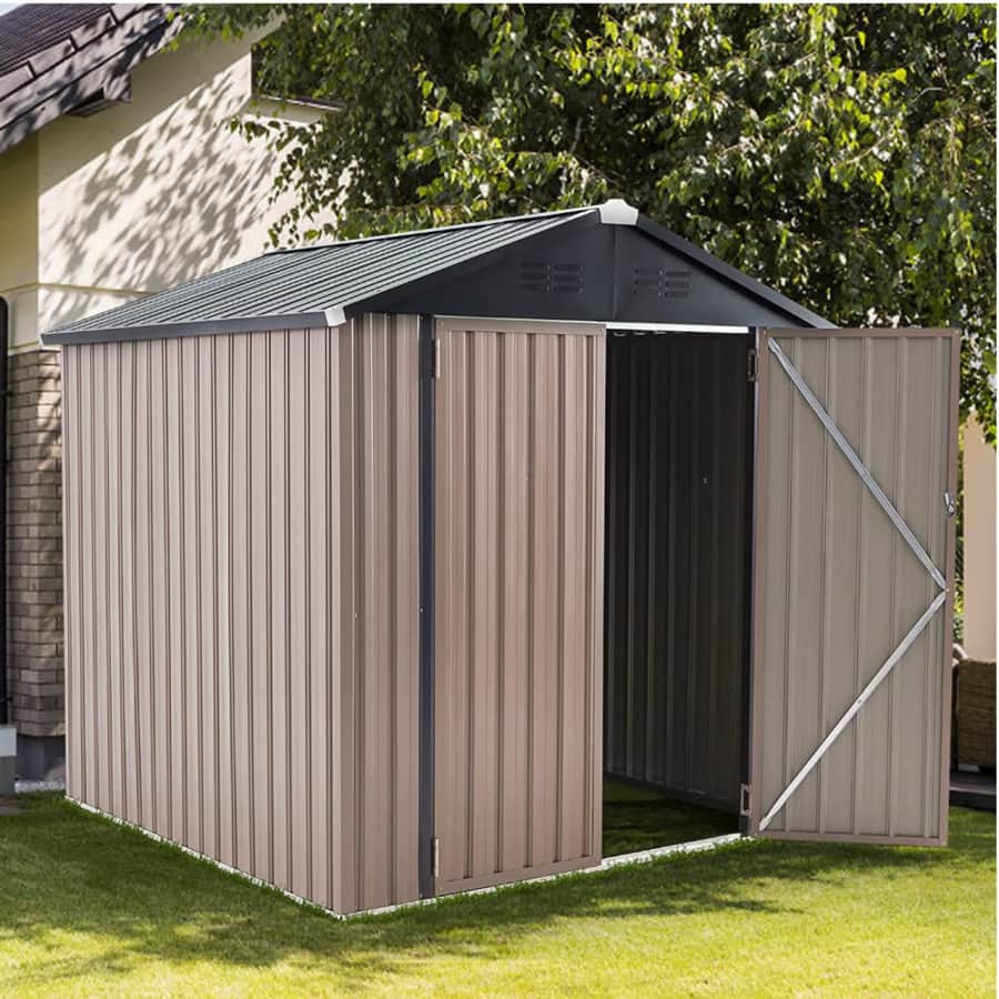 3x5-Foot Outdoor Metal Storage Shed: $135 3x5-Foot Outdoor Metal Storage Shed: $135
