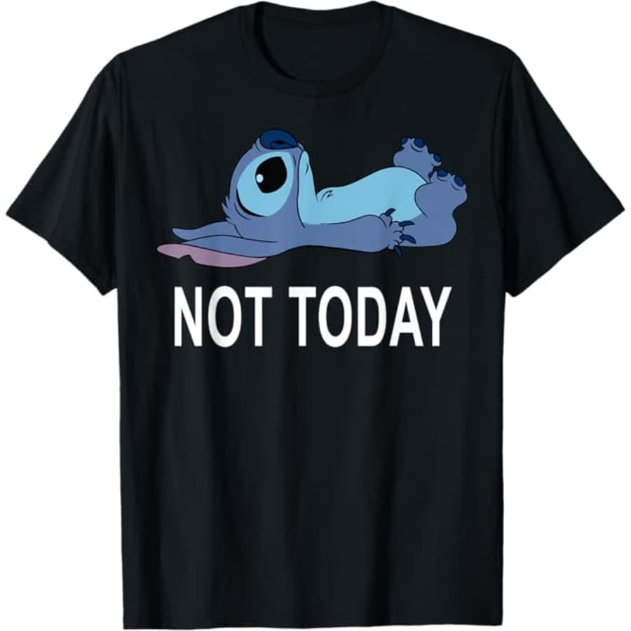 Disney Men's or Women's Lilo & Stitch Not Today Stitch T-Shirt: $17 w/ Prime
