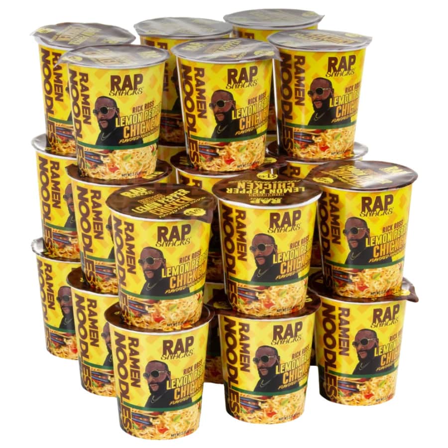Rap Snacks Lemon Pepper Chicken Ramen 24-Pack: $12 Rap Snacks Lemon Pepper Chicken Ramen 24-Pack: $12
