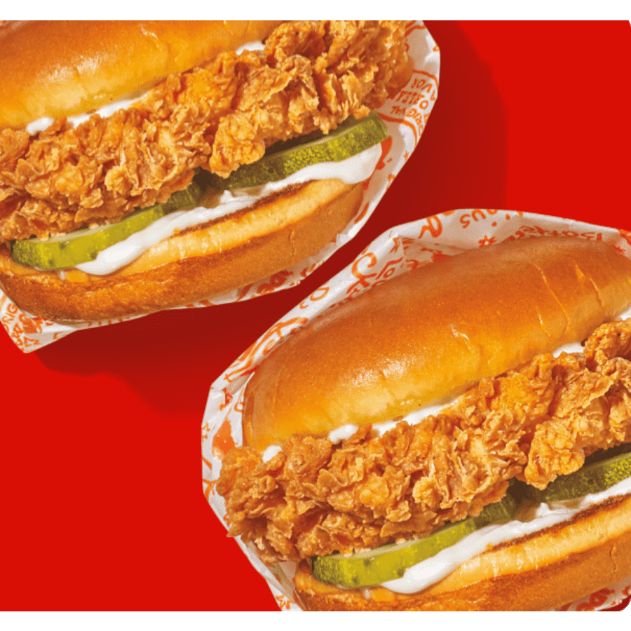 Popeyes Sandwiches: 2 for $9