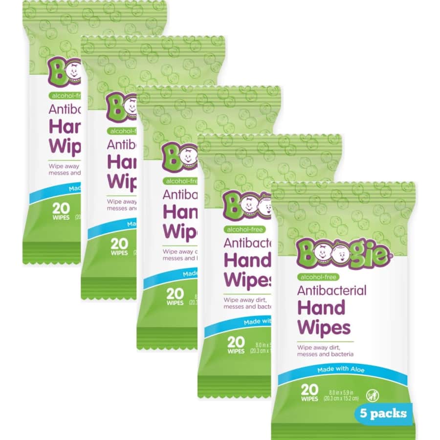 Boogie 100-Count Antibacterial Hand Wipes: $9 via Subscribe & Save