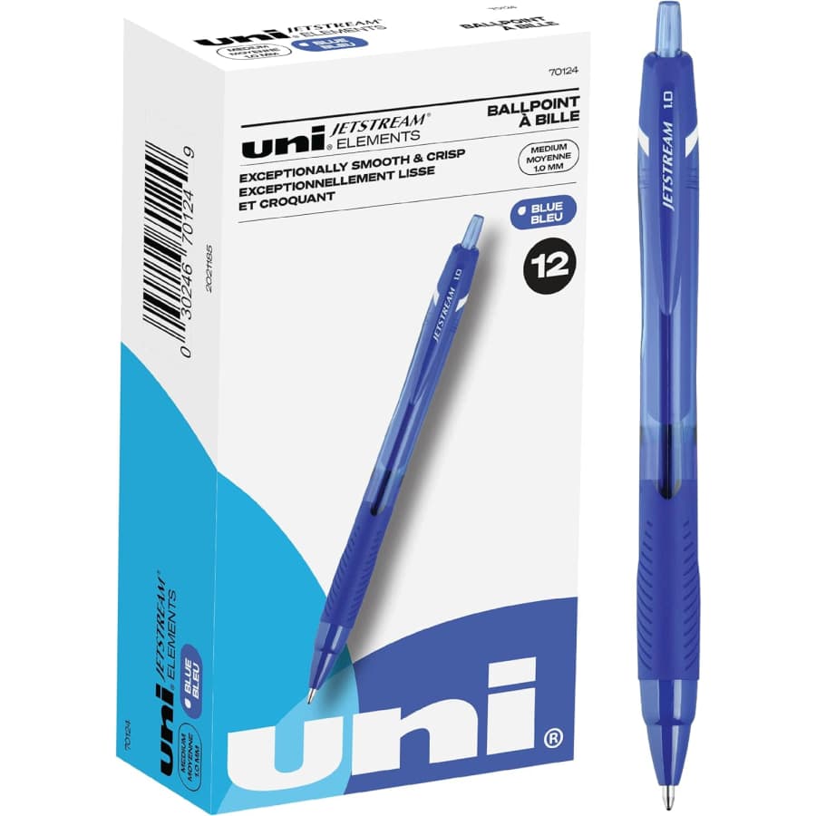 Uni-Ball Jetstream Elements 1mm Ballpoint Pen 12-Pack: $11 via Sub & Save Uni-Ball Jetstream Elements 1mm Ballpoint Pen 12-Pack: $11 via Sub & Save