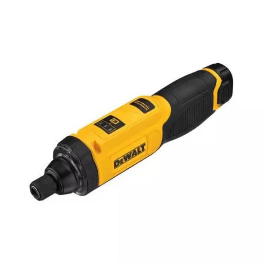 DeWalt 8V MAX Brushed Li-Ion 1/4" Gyroscopic Inline Screwdriver Kit: $76 DeWalt 8V MAX Brushed Li-Ion 1/4" Gyroscopic Inline Screwdriver Kit: $76