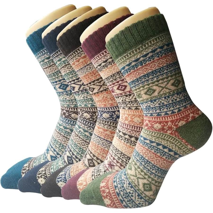 Senker Fashion Wool Socks 5-Pack: $7.99 Senker Fashion Wool Socks 5-Pack: $7.99