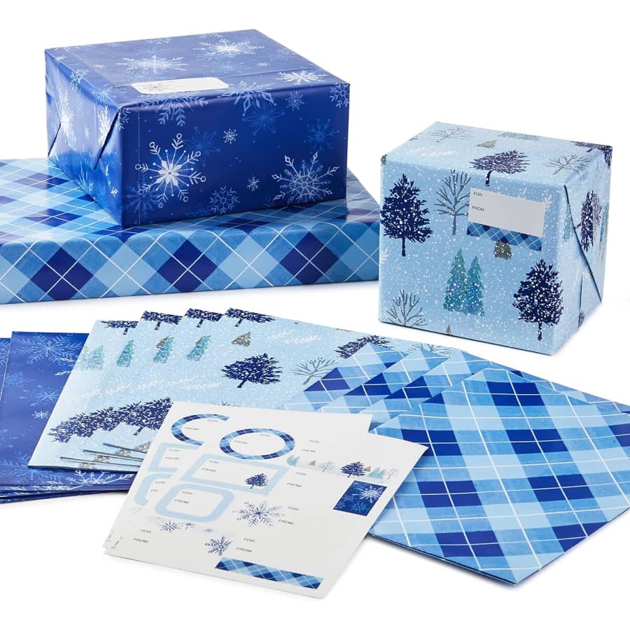 Hallmark Flat Wrapping Paper Sheet Set: $7.60