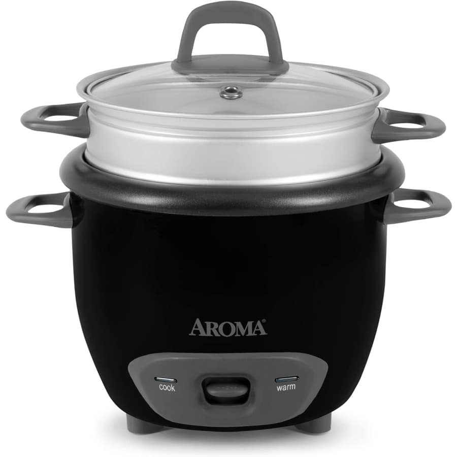 Aroma Housewares 6-Cup Rice Cooker and Steamer: $17