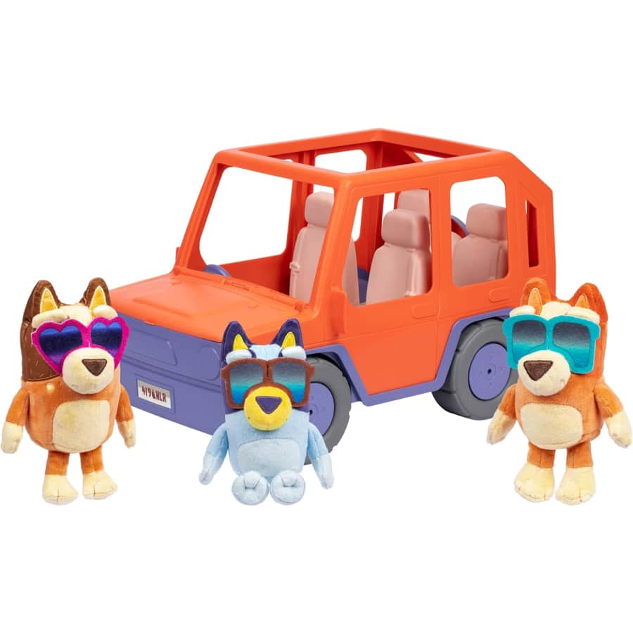 Bluey Buddies Big Heeler 4WD Car Playset: $29.99