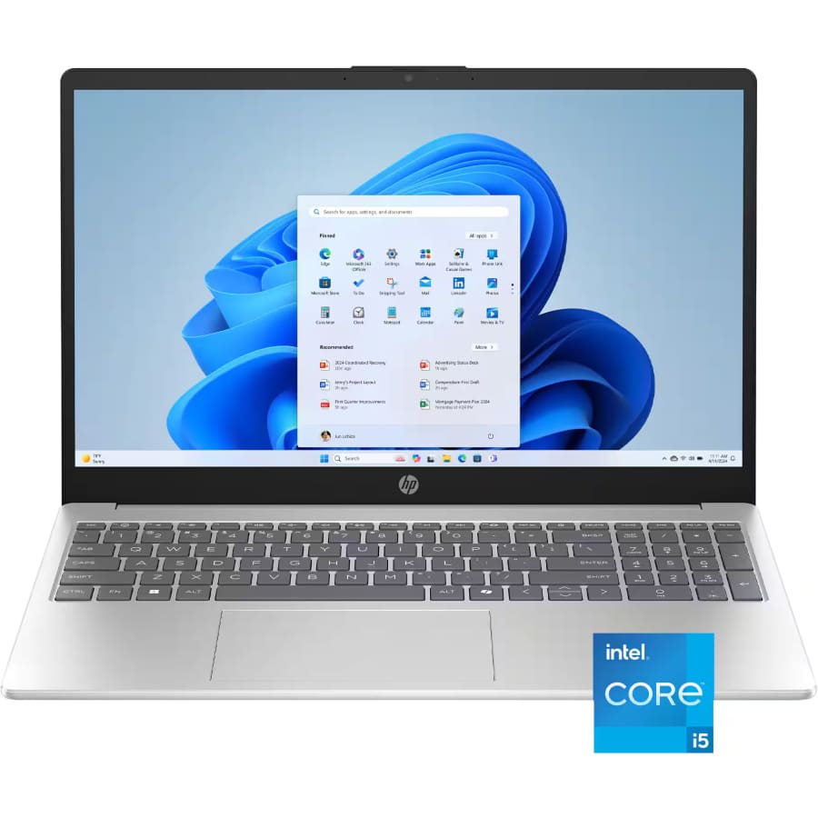 HP 13th-Gen. i5 15.6" Touch Laptop w/ 512GB SSD: $380