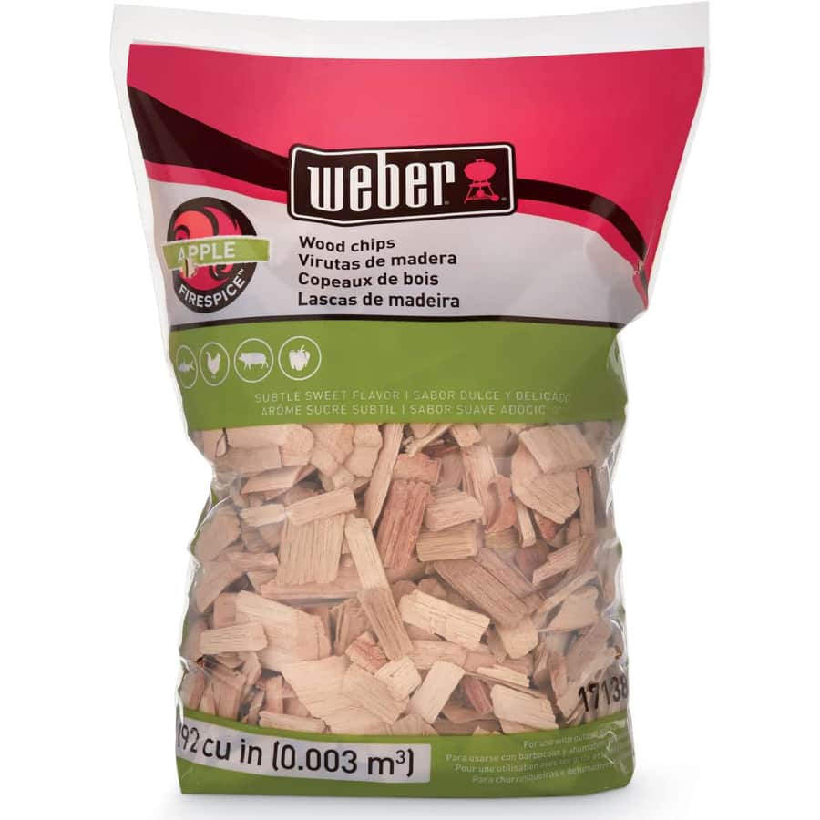 Weber Apple Wood Chips: $4.48 Weber Apple Wood Chips: $4.48