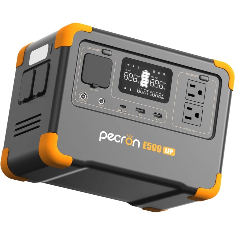 Pecron E500LFP 576Wh 600W Portable Power Station: $199 Pecron E500LFP 576Wh 600W Portable Power Station: $199