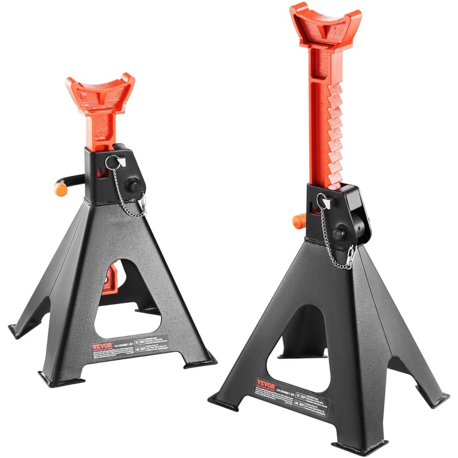 Vevor 6-Ton Double-Locking Car Jack Stand 2-Pack: $40.79