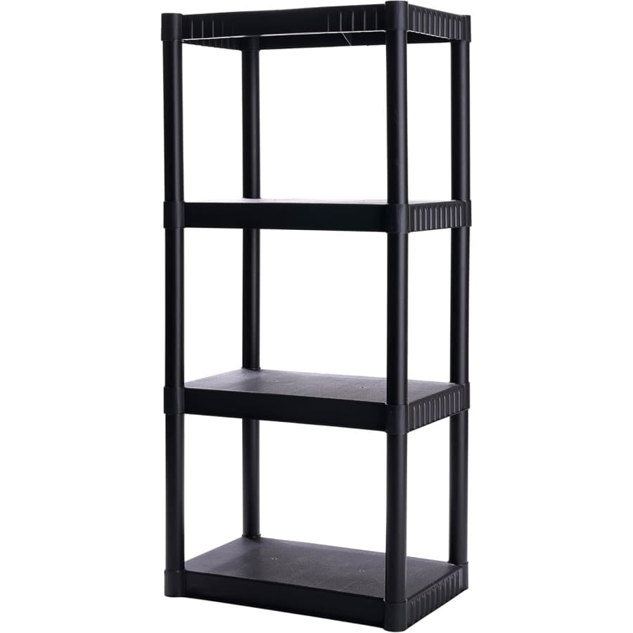 Plano 48" 4-Shelf Plastic Storage Unit: $16.03 w/ Prime