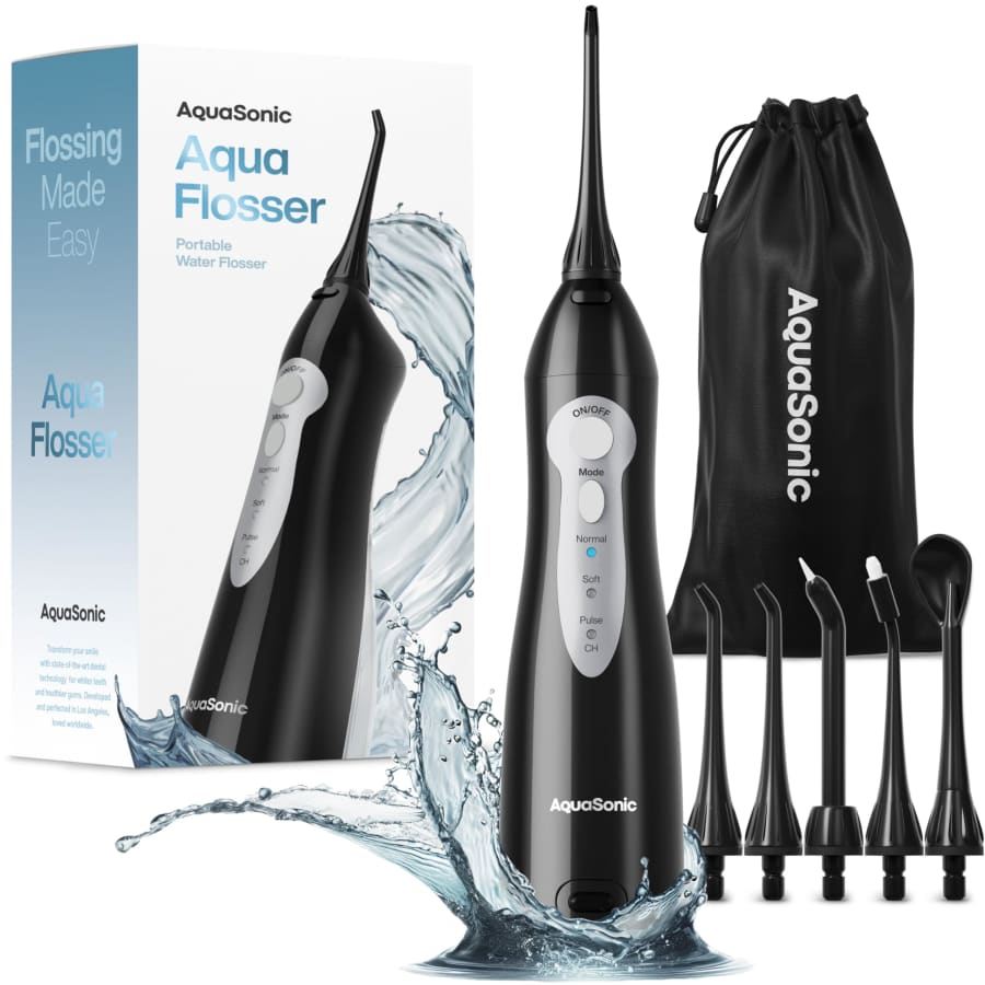 AquaSonic Aqua Flosser Cordless Water Flosser: $36 AquaSonic Aqua Flosser Cordless Water Flosser: $36