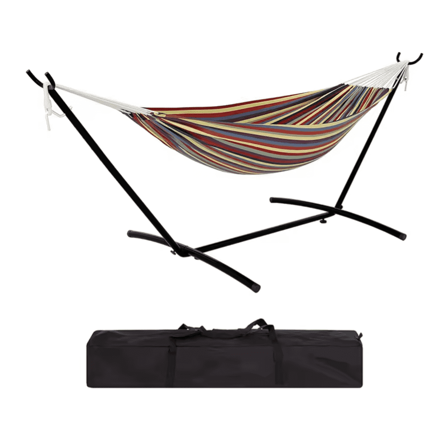 Hammock with Heavy-Duty Stand: $55.95