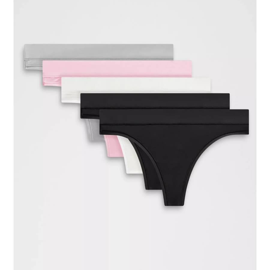 lululemon Women's UnderEase Mid-Rise Underwear 5-Pack: $49 lululemon Women's UnderEase Mid-Rise Underwear 5-Pack: $49