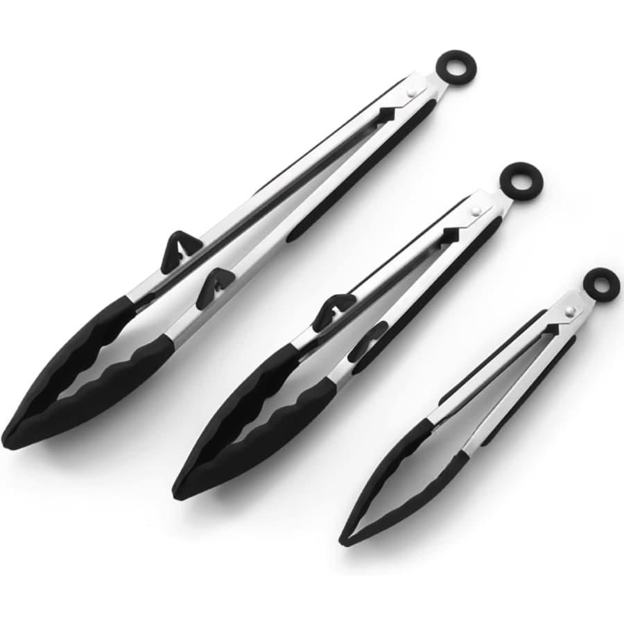 3-Piece Kitchen Tong Set: $6.49