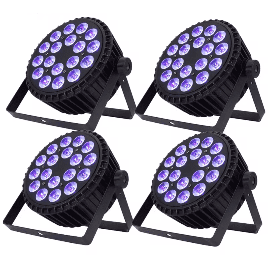 Shehds 18x12W LED Light 4-Pack: $170