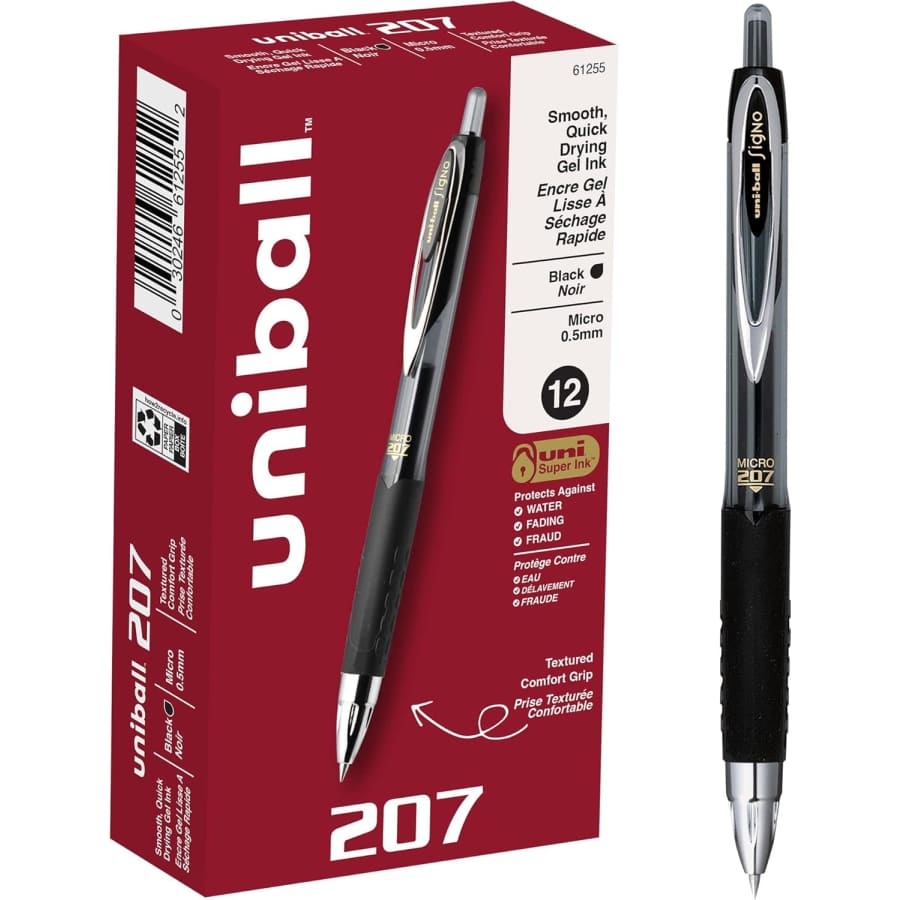 uni-ball 207 Retractable Fraud Prevention Gel Pen 12-Pack: $7.86 via Subscribe & Save uni-ball 207 Retractable Fraud Prevention Gel Pen 12-Pack: $7.86 via Subscribe & Save