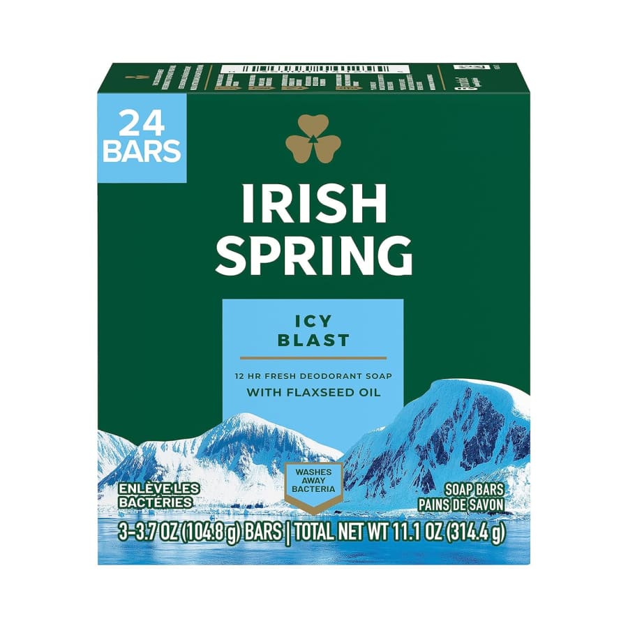 Irish Spring Icy Blast Bar Soap 24-Pack: 2 for $20 Irish Spring Icy Blast Bar Soap 24-Pack: 2 for $20