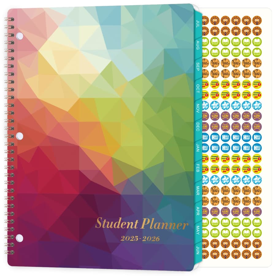 Student Planner 2025-2026 with Monthly and Weekly Pages: $7.99 Student Planner 2025-2026 with Monthly and Weekly Pages: $7.99
