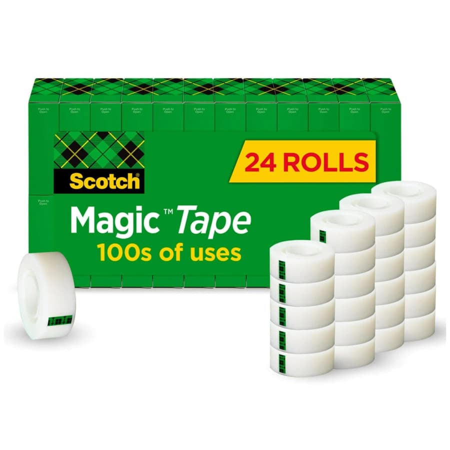 Scotch Brand Magic Tape Roll 24-Pack: $30 Scotch Brand Magic Tape Roll 24-Pack: $30