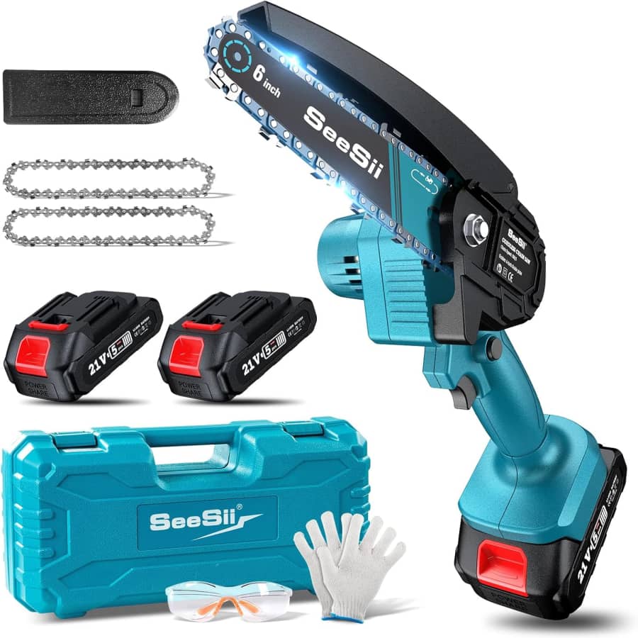 Seesii Mini 6" Cordless Chainsaw: $38 Seesii Mini 6" Cordless Chainsaw: $38