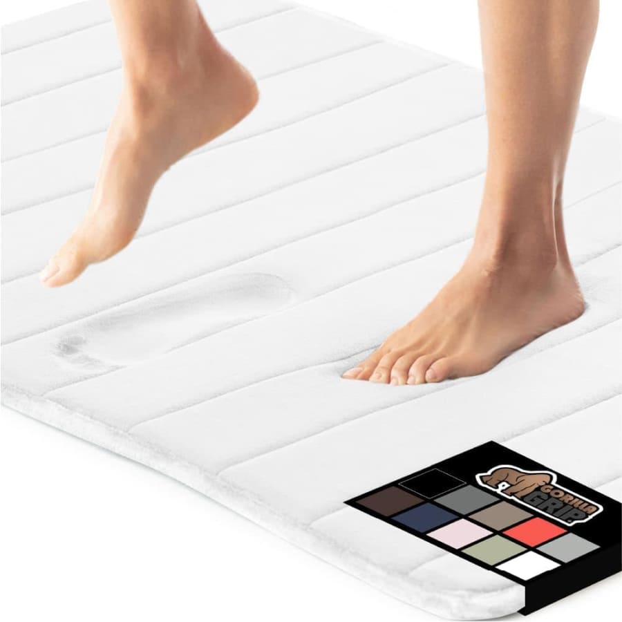 Gorilla Grip 36" x 24" Memory Foam Bathroom Rug: $13