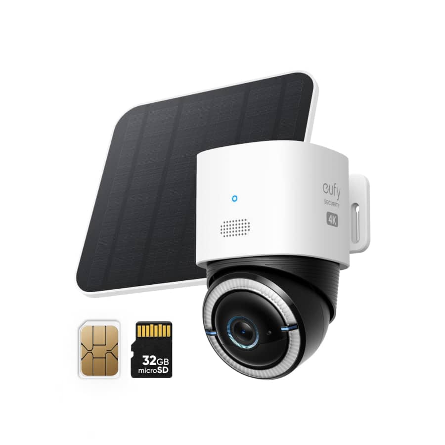 eufy Security 4G LTE Cam S330 4K Solar: $149.99