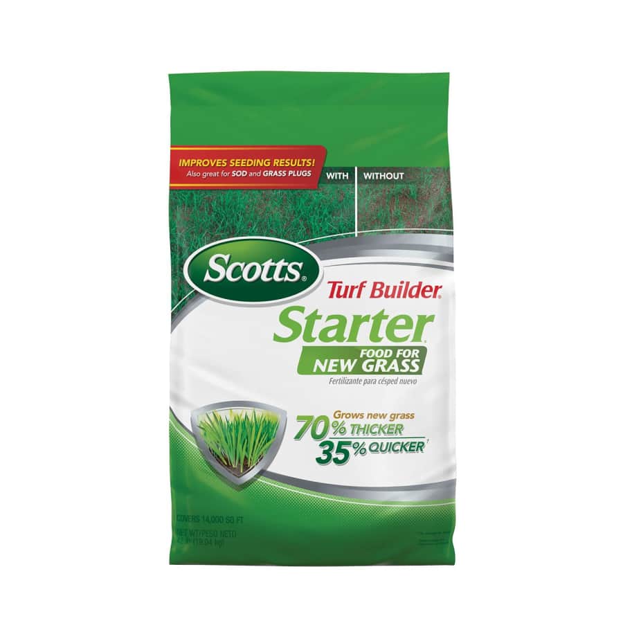 Scotts Turf Builder Starter Fertilizer 14,000 sq. ft.: $75