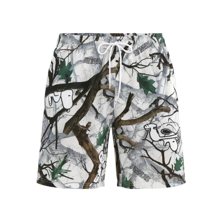 Peanuts Men's Snoopy Graphic Jogger Shorts: from $7