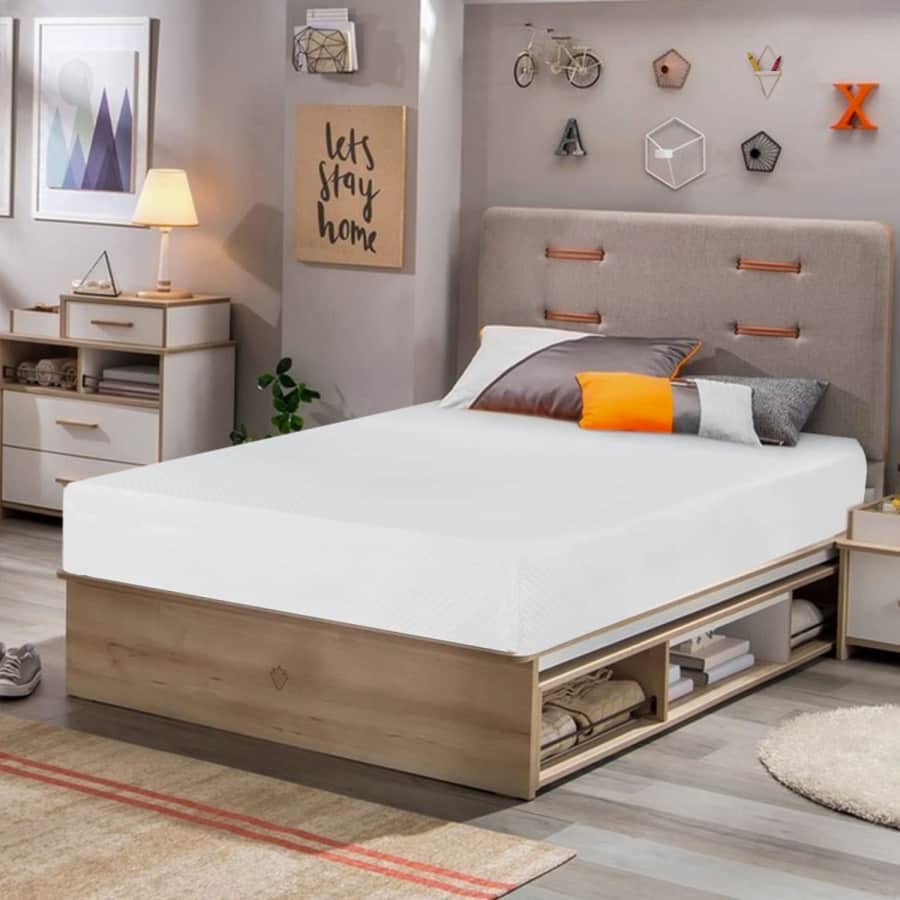 FDW 8" Twin Gel Memory Foam Mattress: $90