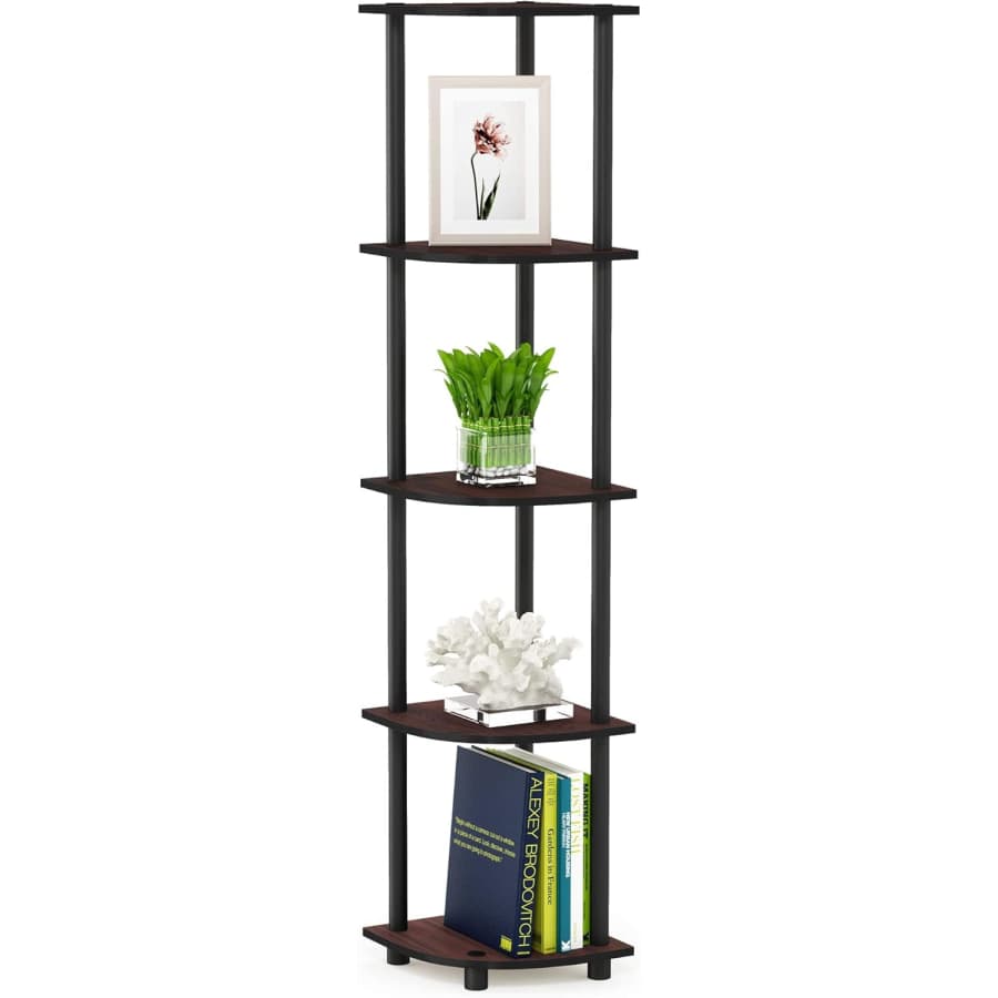 Furinno Turn-N-Tube 5 Tier Shelving Unit: $17