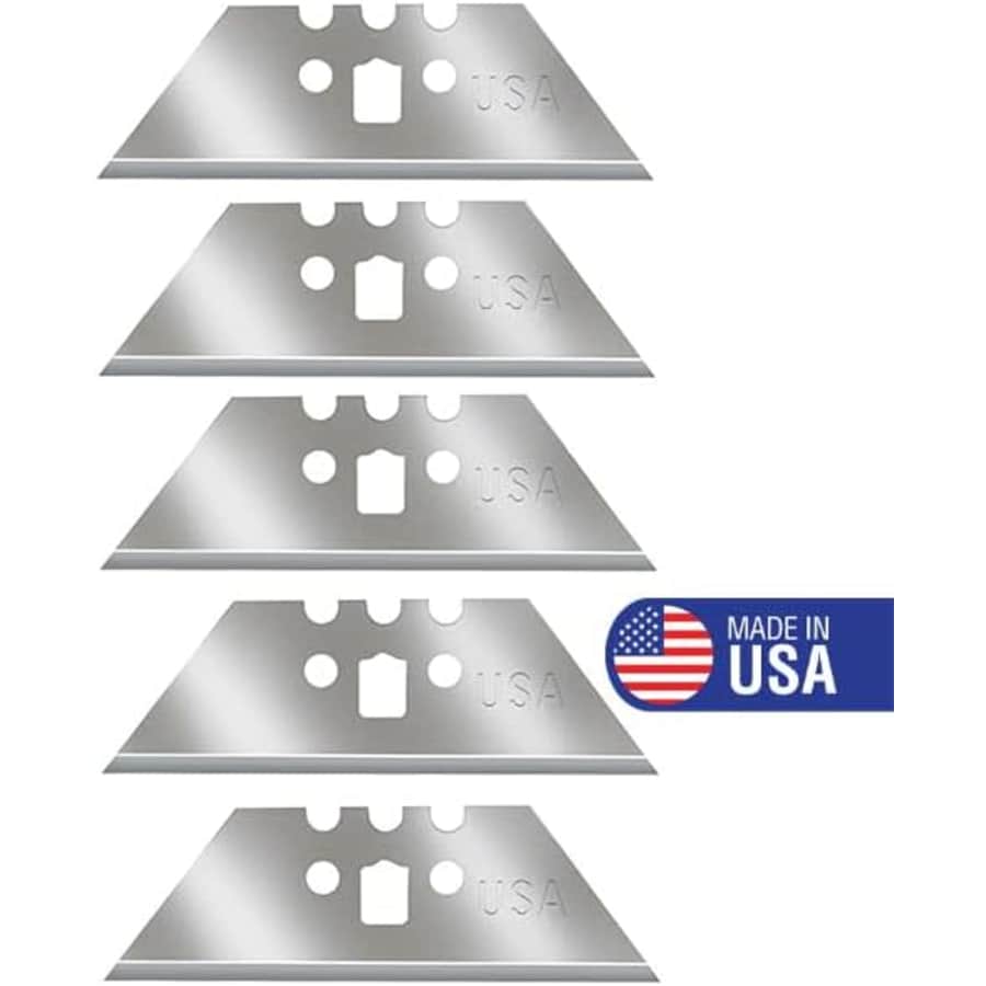 Allway 3-Notch Carbon Steel Utility Knife Blade 5-Pack: $1.49