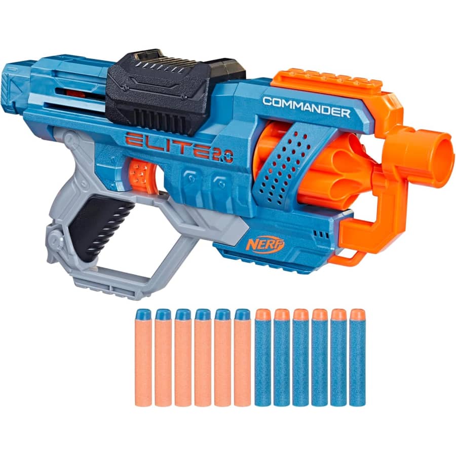 NERF Elite 2.0 Commander RD-6 Dart Blaster: $4.24