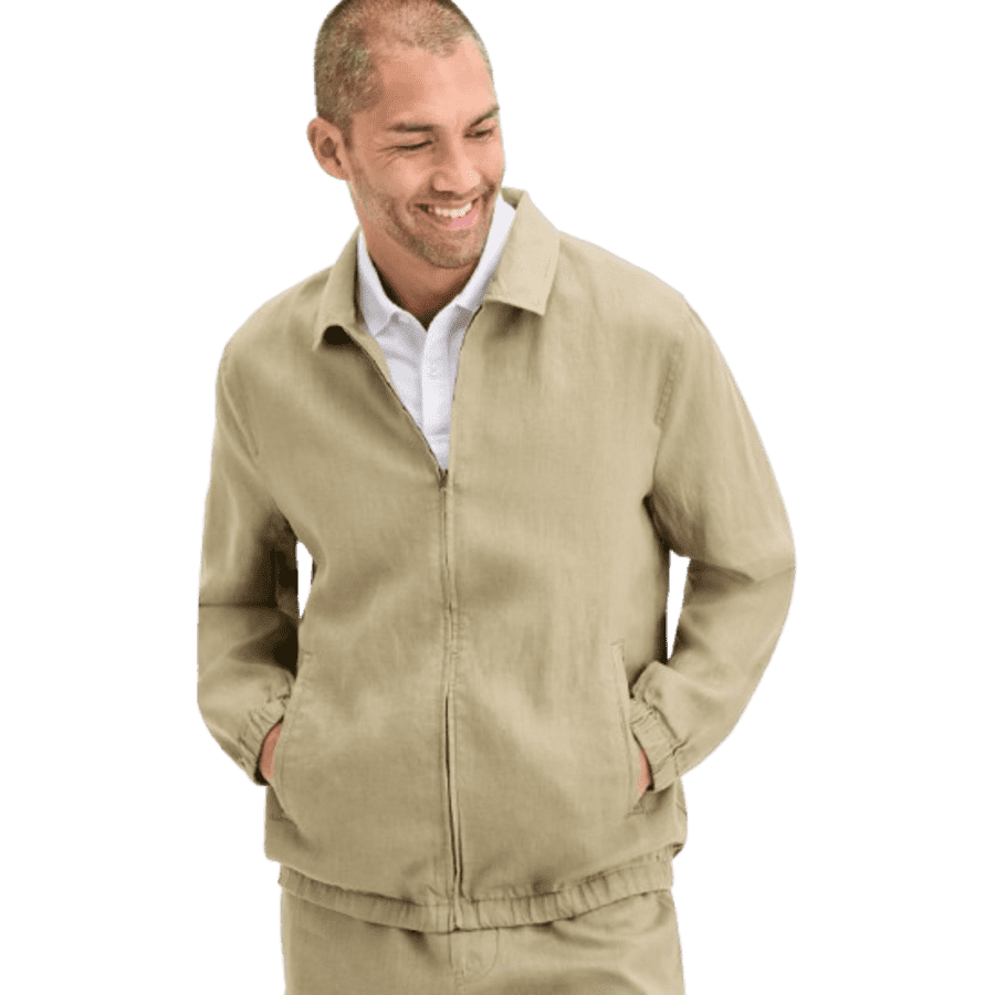 Club Room Men's 100% Linen Bomber Jacket: $29.96 Club Room Men's 100% Linen Bomber Jacket: $29.96