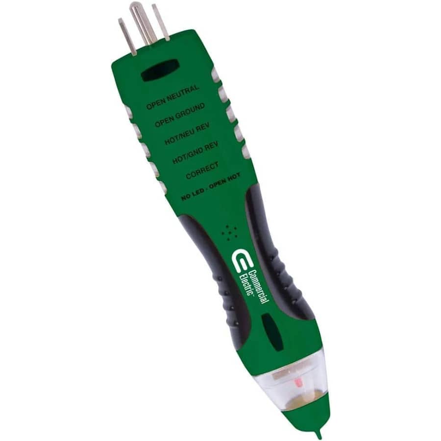 Commercial Electric 50-1000V DualCheck 2-in-1 Tester: $15