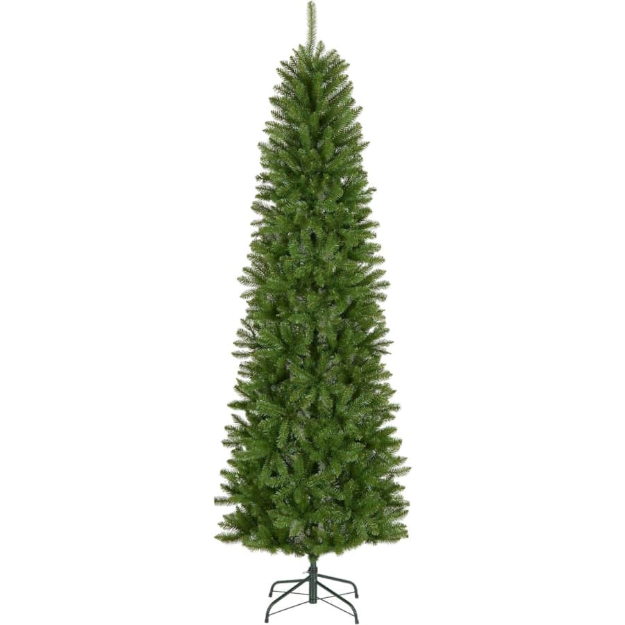 National Tree Company 7.5-Ft. Unlit Kingswood Fir Slim Artificial Christmas Tree: $49.99 National Tree Company 7.5-Ft. Unlit Kingswood Fir Slim Artificial Christmas Tree: $49.99