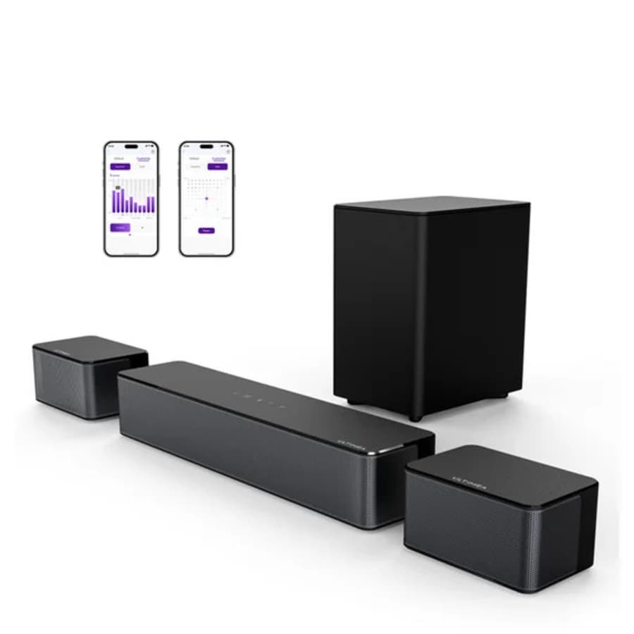 Ultimea Poseidon M3T 5.1 Surround Sound Bar w/ Subwoofer: $100