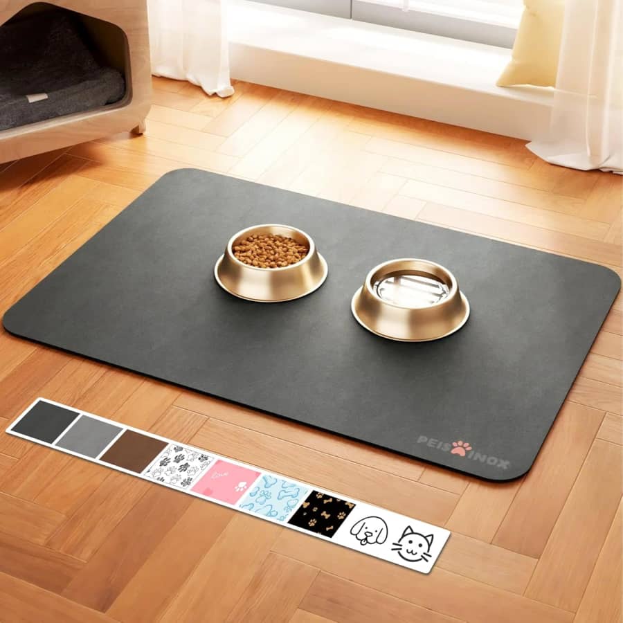 12" x 20" Pet Food Mat: $3.49