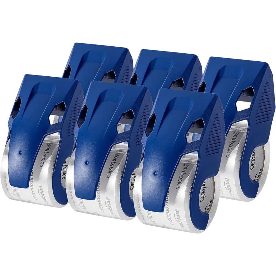 Amazon Basics Heavy Duty Packaging Tape with Dispenser 6-Pack: $8.97 w/ Sub & Save