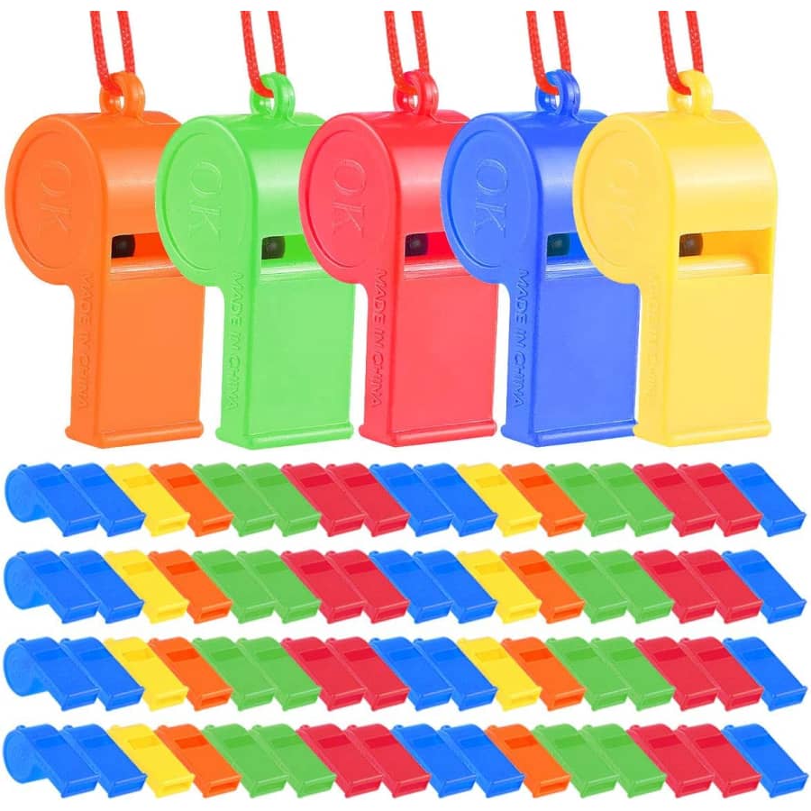Plastic Whistle 72-Pack: $10 Plastic Whistle 72-Pack: $10