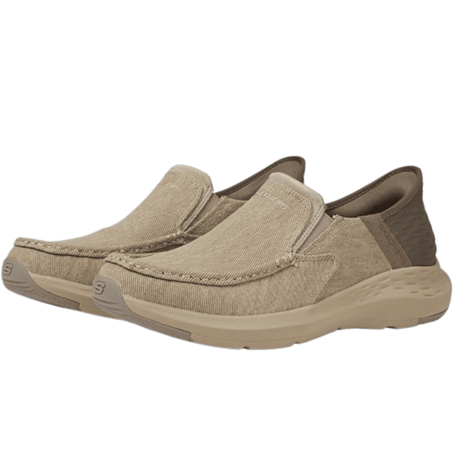 Skechers Men's Parson Dewitt Moc Toe Slip-Ons: $40 Skechers Men's Parson Dewitt Moc Toe Slip-Ons: $40