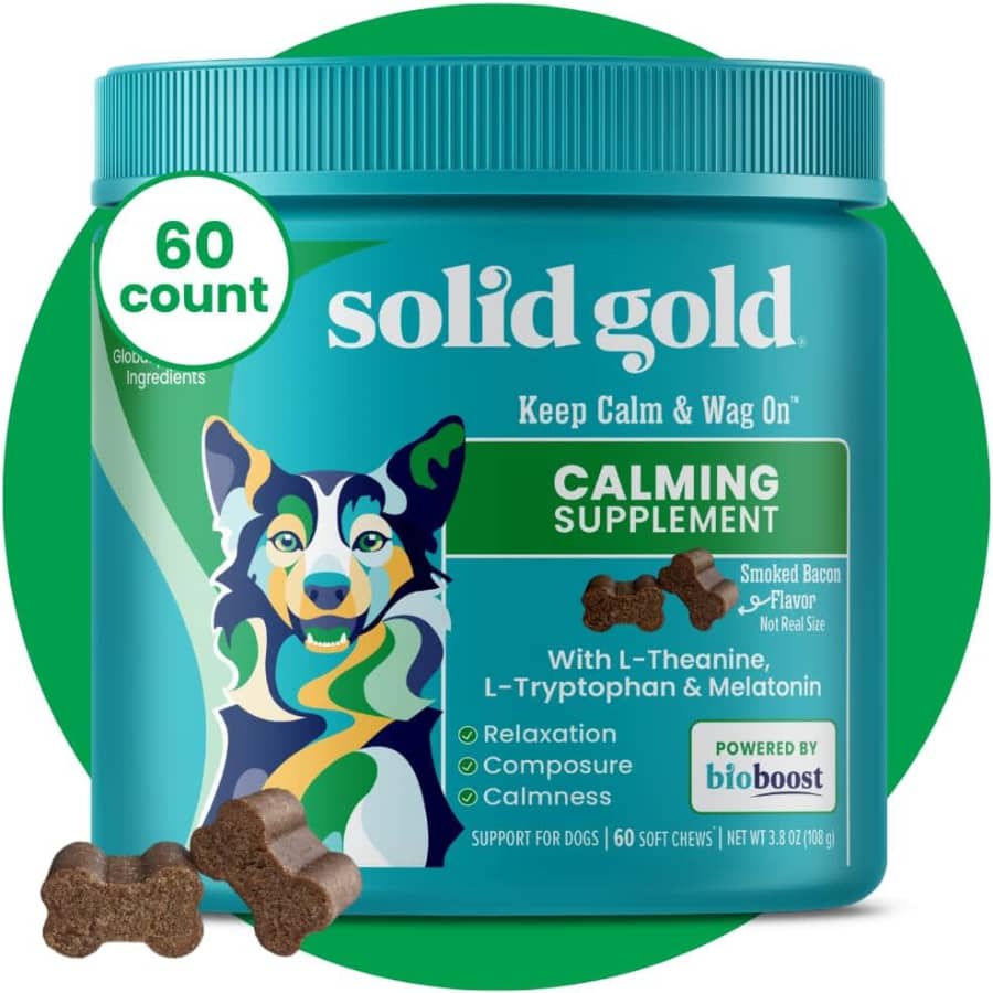 Solid Gold 60-Count Calming Dog Chews: $13 v Solid Gold 60-Count Calming Dog Chews: $13 v