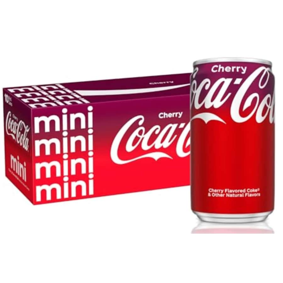 Coca-Cola Cherry Mini 10-Pack: $3.84 via Sub. & Save Coca-Cola Cherry Mini 10-Pack: $3.84 via Sub. & Save