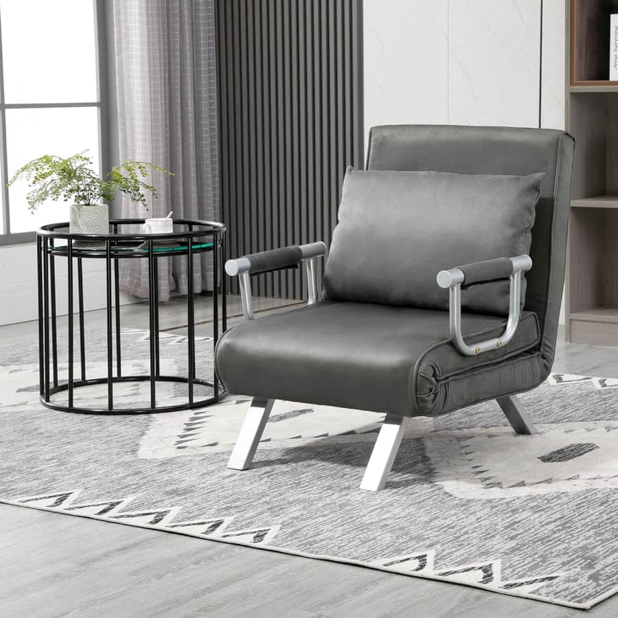 HomCom 5-Position Sleeper Chair: $89
