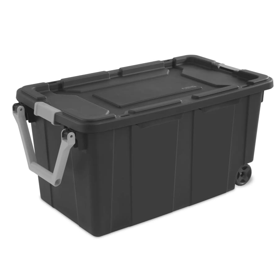 Sterilite 40-Gallon Wheeled Industrial Tote: $20 Sterilite 40-Gallon Wheeled Industrial Tote: $20