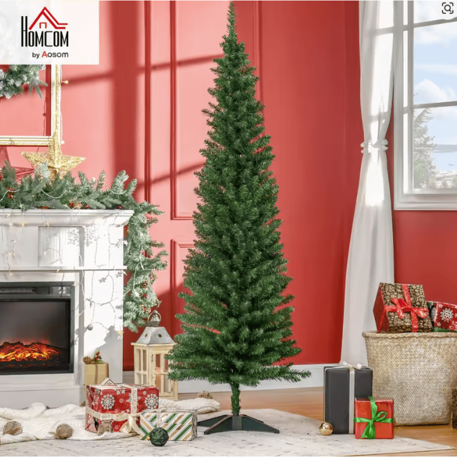 6-Foot Artificial Christmas Tree: $27