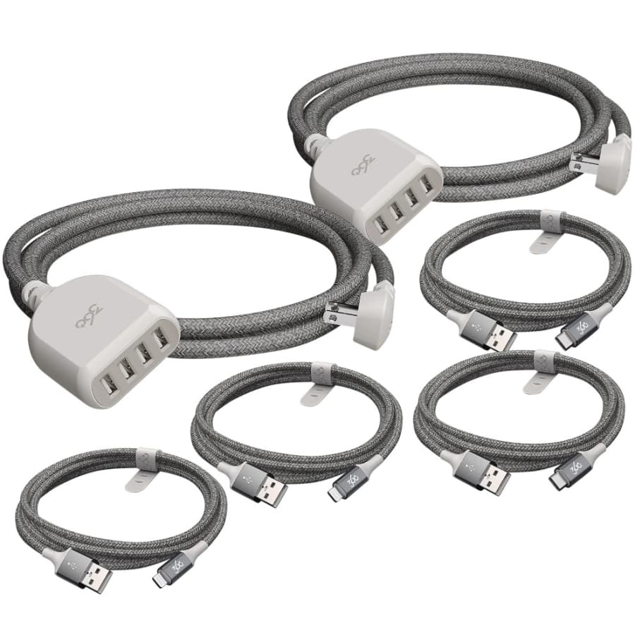 360 Electrical 4-Port USB Hub 2-Pack w/ Charging Cables: $30 360 Electrical 4-Port USB Hub 2-Pack w/ Charging Cables: $30